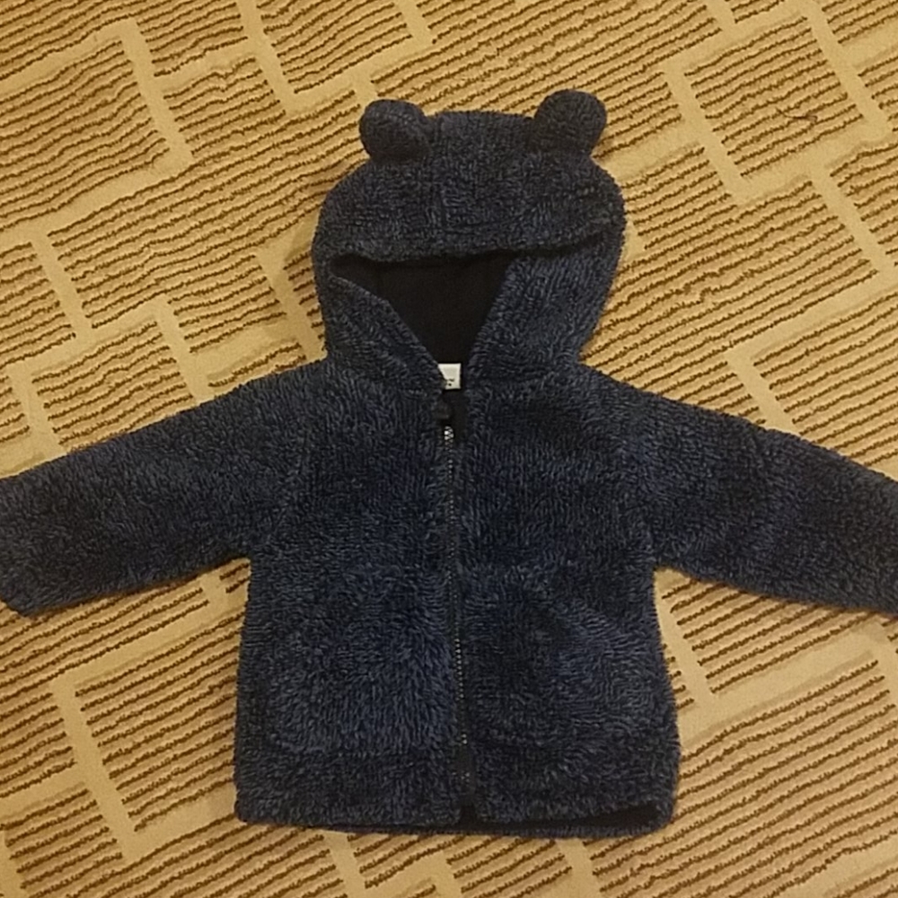 TopoMini Blue fleece jacket 6month